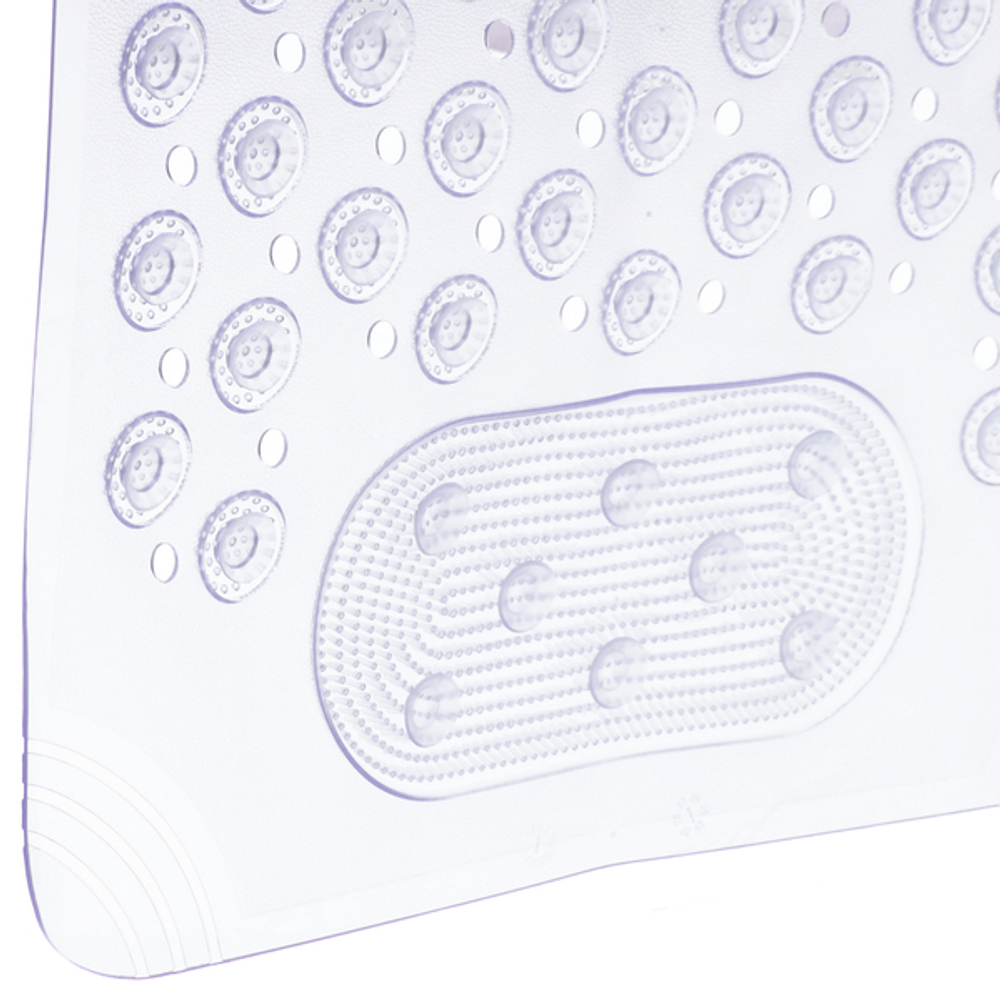 Коврик в ванну Селфи 70х35 ПВХ Бэтти прозрачный