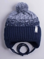 Шапка для мальчика осенняя на завязках