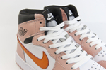 Кроссовки Nike Air Jordan 1 Wmns White / Peach / Orange