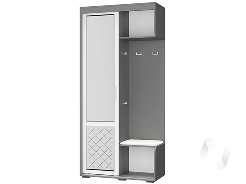 Прихожая Варда (графит/белый)