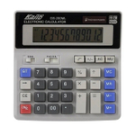 Калькулятор настольный Kajib 12 Bit, LCD, 16.2*17 см, серый