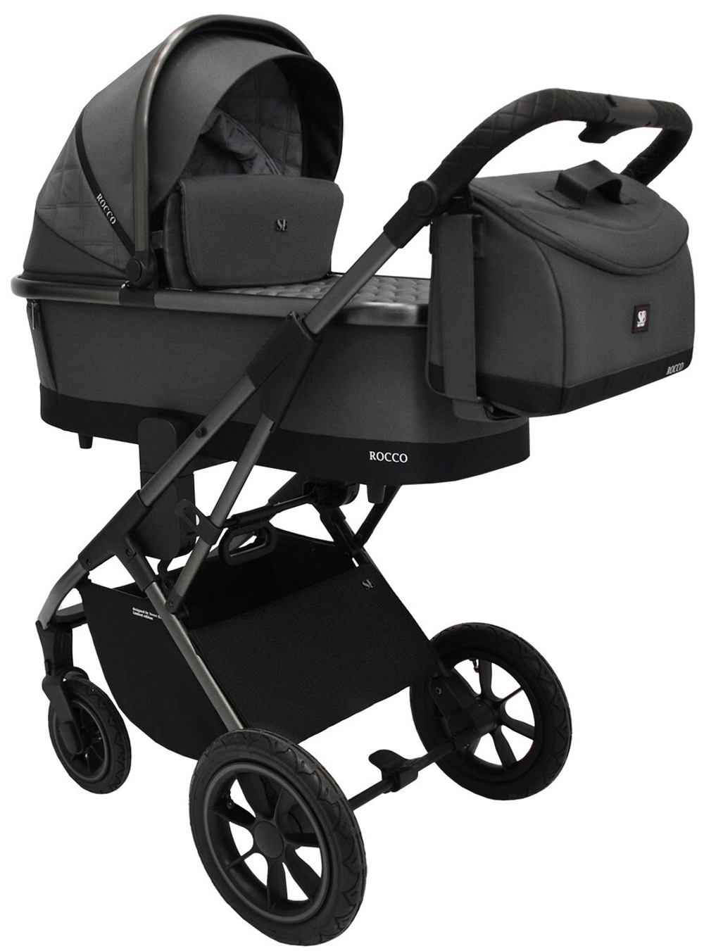 Детская коляска Sweet Baby Rocco Air 2 в 1 2024 Grey 427101