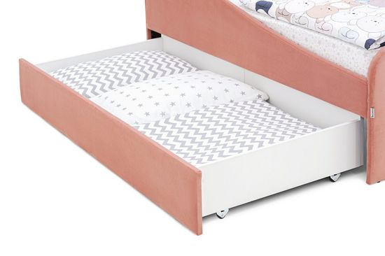 Кровать мягкая  LETMO с ящиком 1600*700  (велюр)