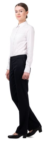 Блуза женская "Флекс" дл.рукав (белый)