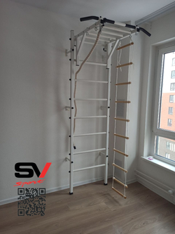 Монтаж шведской стенки Sv Sport в бетонные, кирпичные стены