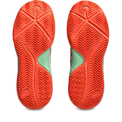 Детские кроссовки для Падел Asics Gel-Dedicate 8 Padel GS - black/vivid coral