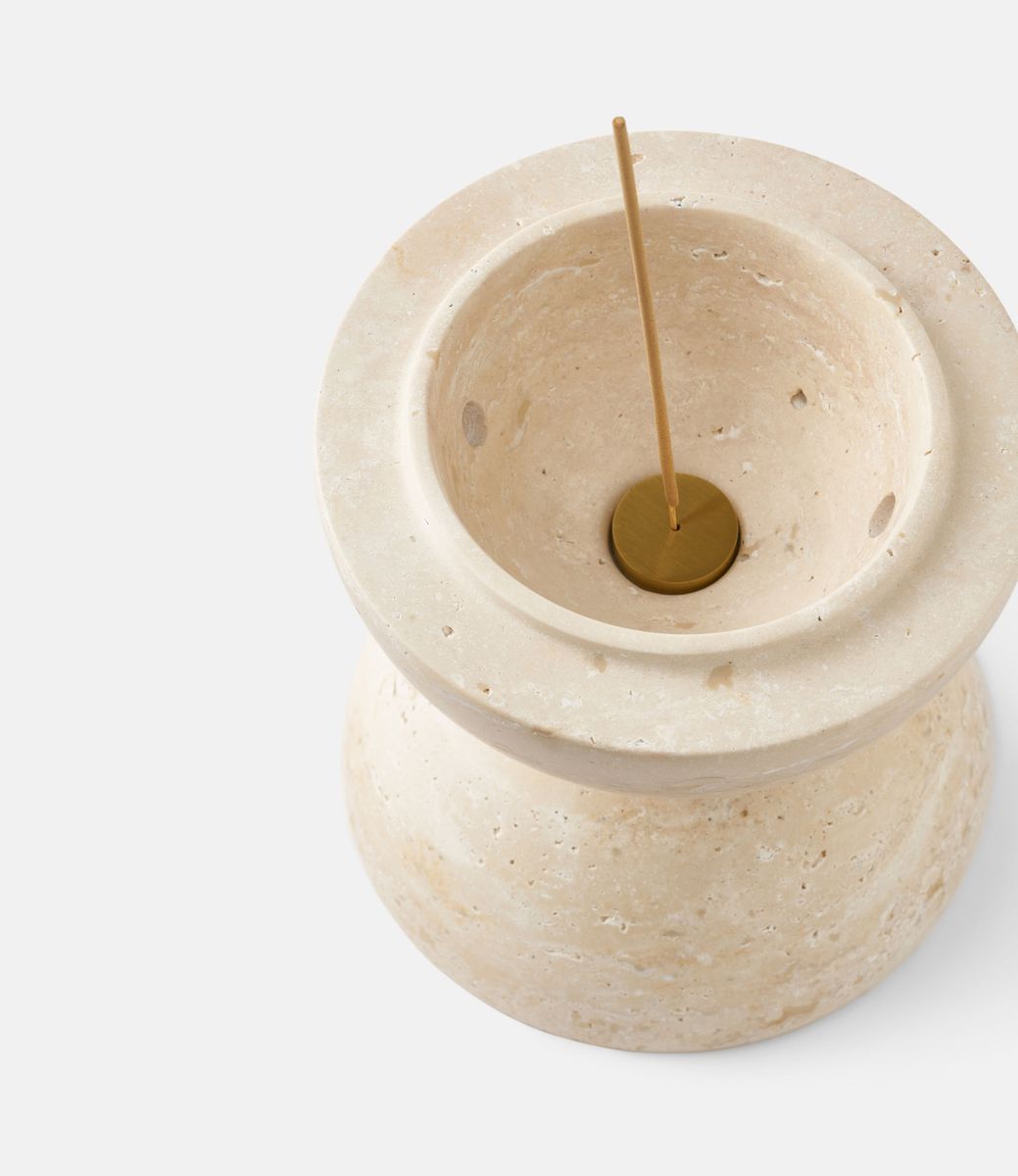 Addition Studio Sphere Incense Burner Travertine — держатель благовоний