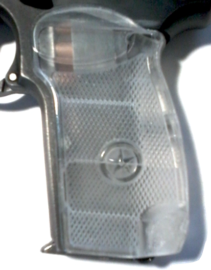 Прозрачная рукоятка для пистолета Макарова ПМ с контролем остатка патронов