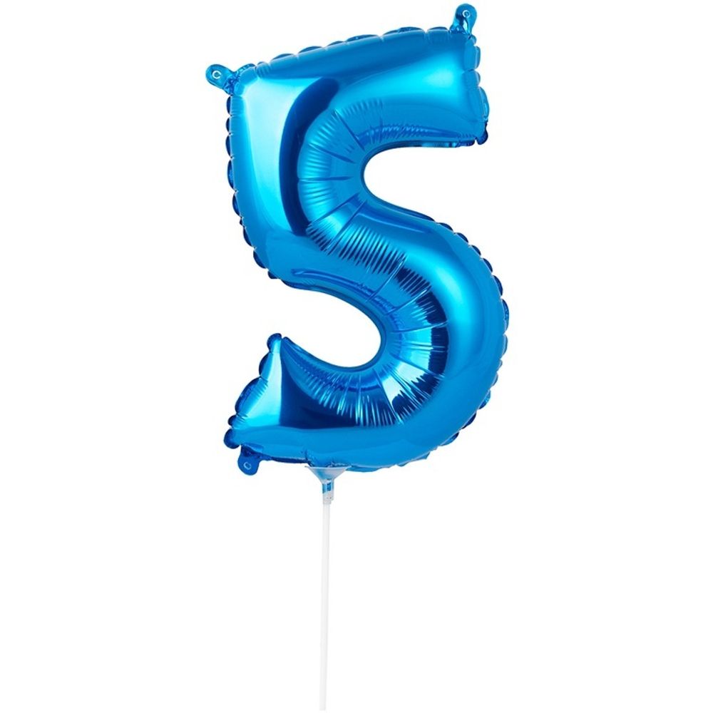 Ф 16&quot; ЦИФРА 5 Blue