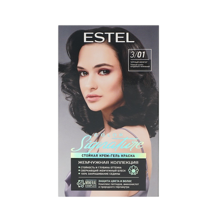Краска для волос Estel Черный жемчуг 3/01