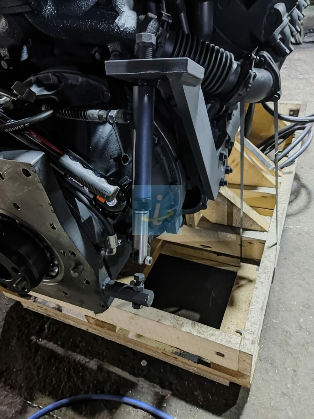 Монтажный комплект к двигателю ТМЗ 8481.10 для установки на трубоукладчик "Komatsu"