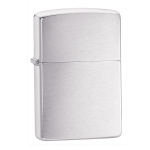 Набор Zippo (зажигалка Zippo 200 Brushed Chrome и газовый вставной блок с двойным пламенем)