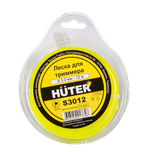 Леска Huter S3012 для триммера, 3 мм, звезда