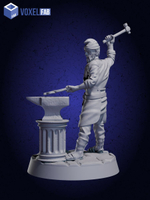 Городские жители Набор для настольных игр ДнД (DnD),Pathfinder, НРИ. Масштаб 32 мм (1:56). Миниатюры;