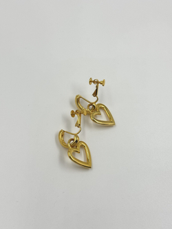 Клипсы с подвесками Сердце Moschino