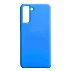 Силиконовый чехол Silicone Cover для Samsung Galaxy S21 Plus (Синий)