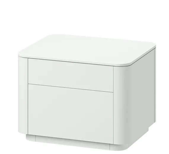 Тумба прикроватная Tammi 2 ящика ширина 50 см (белый)
