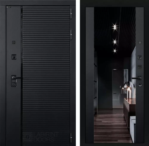 Пиано тонированное зеркало МАХ чёрный кварц