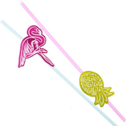 Трубочка-д-кокт-Гаваи-Фламинго-6шт