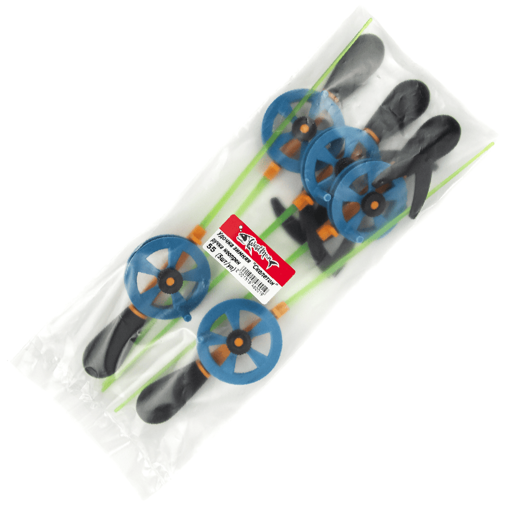 Удочка зимняя Westman "Скелетон", неопреновая ручка (31см, 5шт/уп)