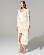 Кардиган из премиальной джинсовой ткани с вышивкой