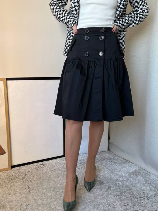 Хлопковая юбка Burberry, L