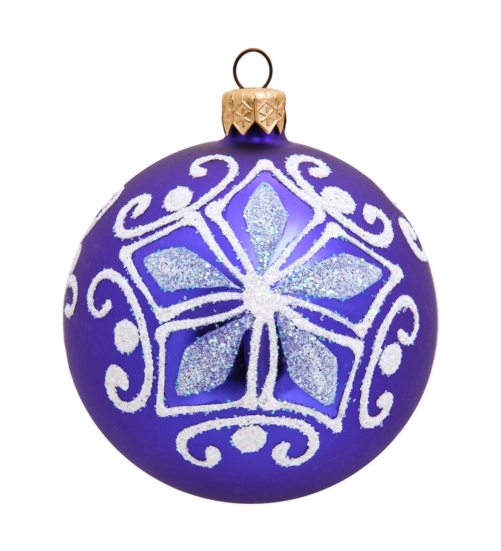 Элита НФШ-1159/1 Ел. украшение Шар «Зимний романс» 80 мм