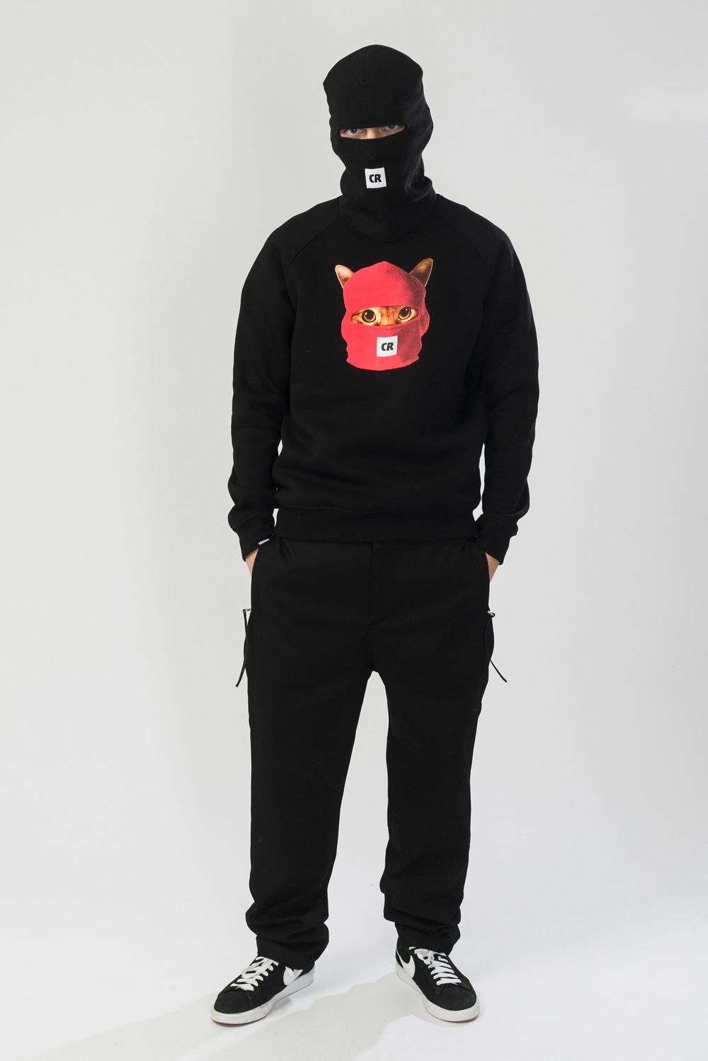 Толстовка-крюнек Codered Firm Balacat Черный