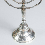 Менора из серебра