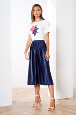 4748 Юбка женская (темно-синий)