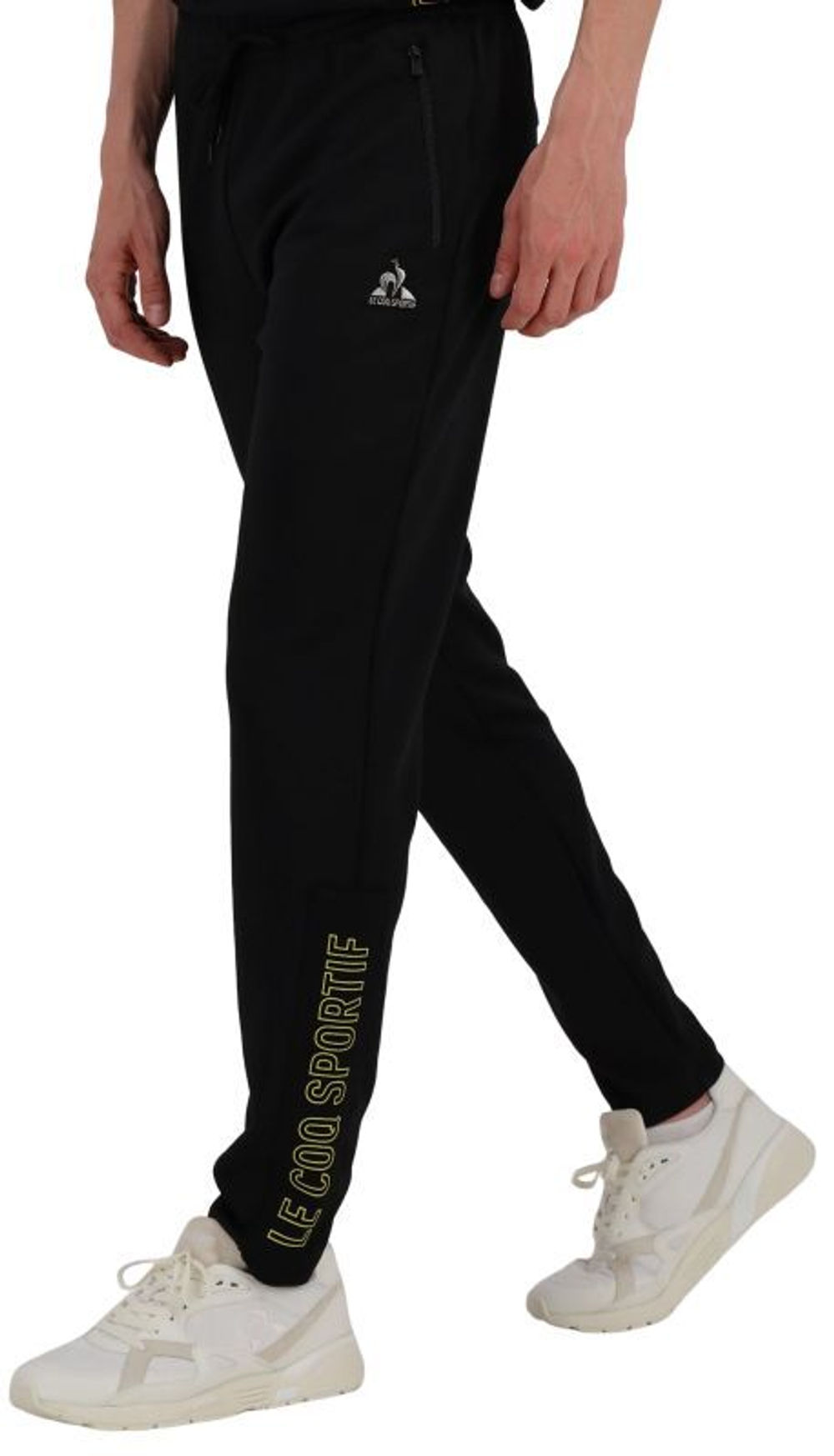 Мужские теннисные штаны Le Coq TECH Pant Tapered N°1 SS23 - black