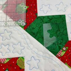 Шаблон для стежки  и аппликации "Звездочки-1" (арт. Т49)