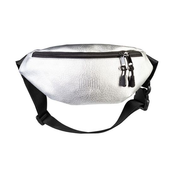 Сумка ТАЙНА поясная BLOCK-L серебро