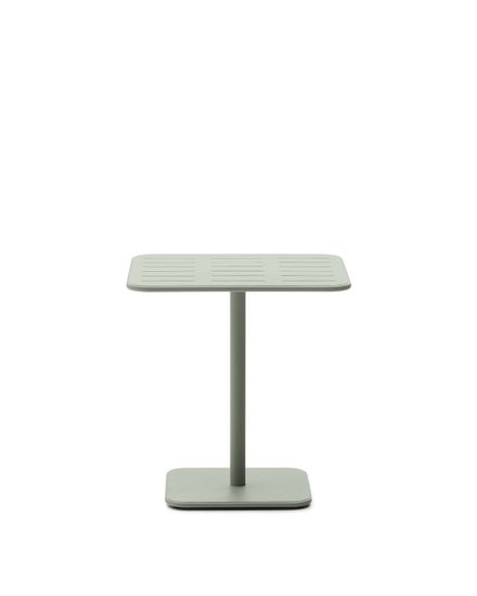 Уличный стол Brai из оцинкованной стали бирюзового цвета 70 x 70 см