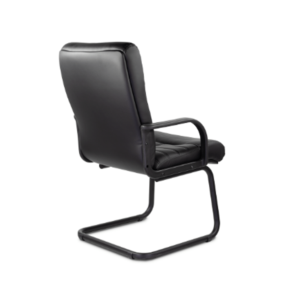 Кресло Орион, низкая спинка, полозья, экокожа Santorini