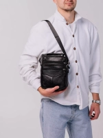 Сумка через плечо кожаная барсетка