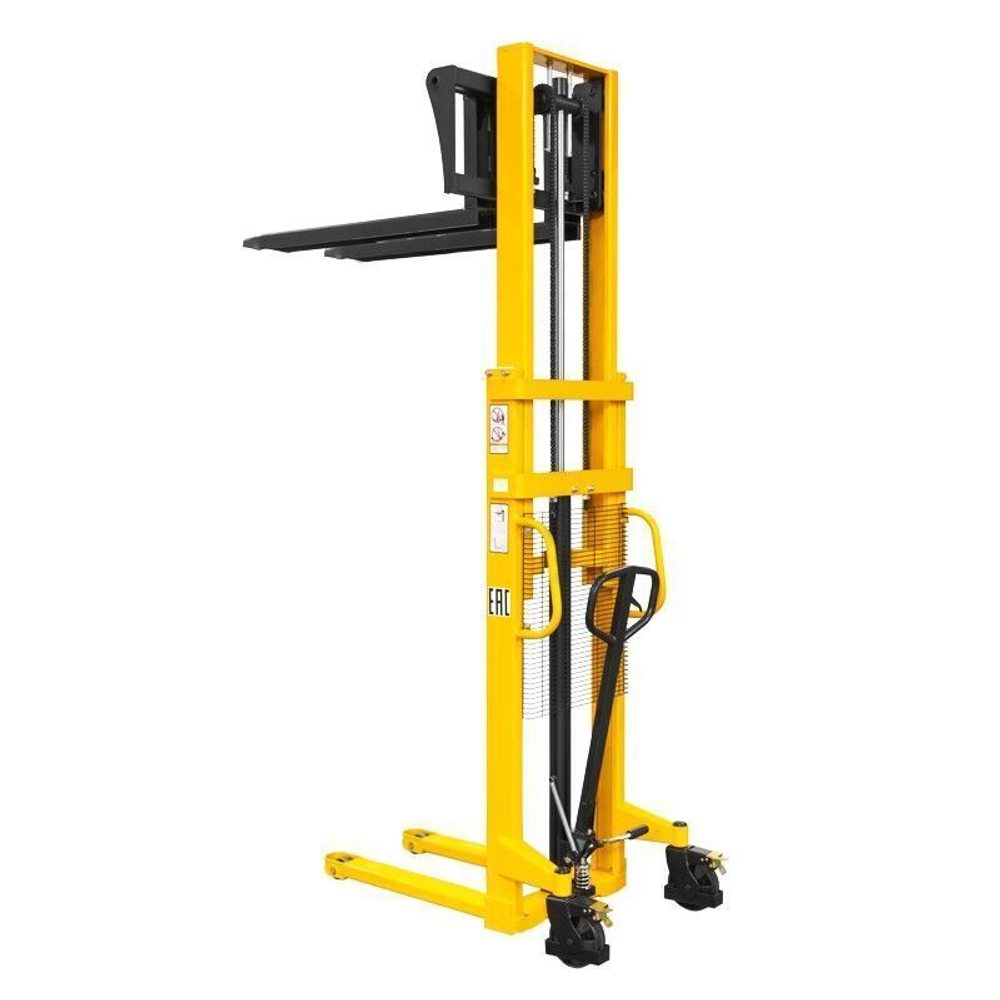 Ручной гидравлический штабелер SDJ 1525 (1500 кг; 2,5 м; вилы 310-830 мм) SMARTLIFT (SMART)