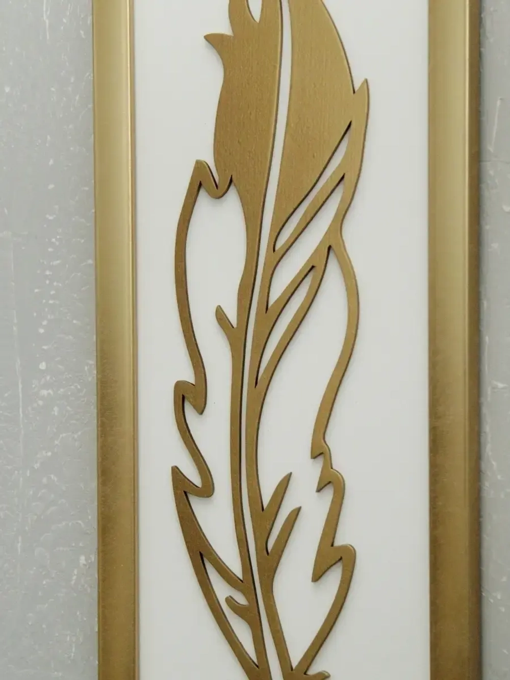 Декор настенный "Перышко" 19*54 см