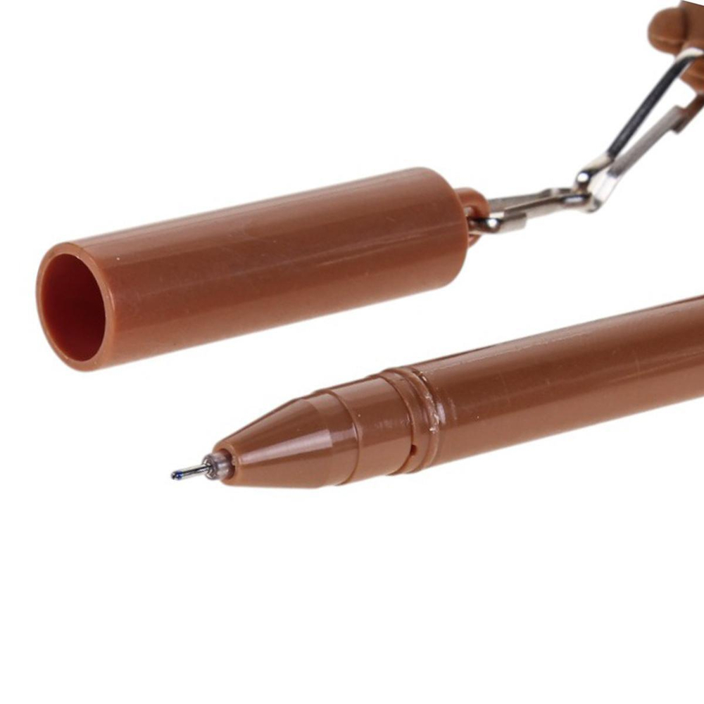 Ручка гелевая "Капибара", 0,5мм, синяя, с игрушкой, 4 вида микс (Комплект 40шт.)