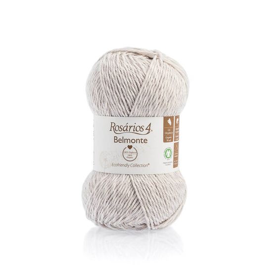 Пряжа ROSARIOS 4 Belmonte (50% органическая шерсть, 50% органический хлопок)