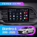 Teyes CC4 Pro 9" для Hyundai Elantra 2018-2020