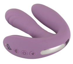 Фиолетовый тройной вибратор MIREVA RC Triple Hands-Free Vibrator