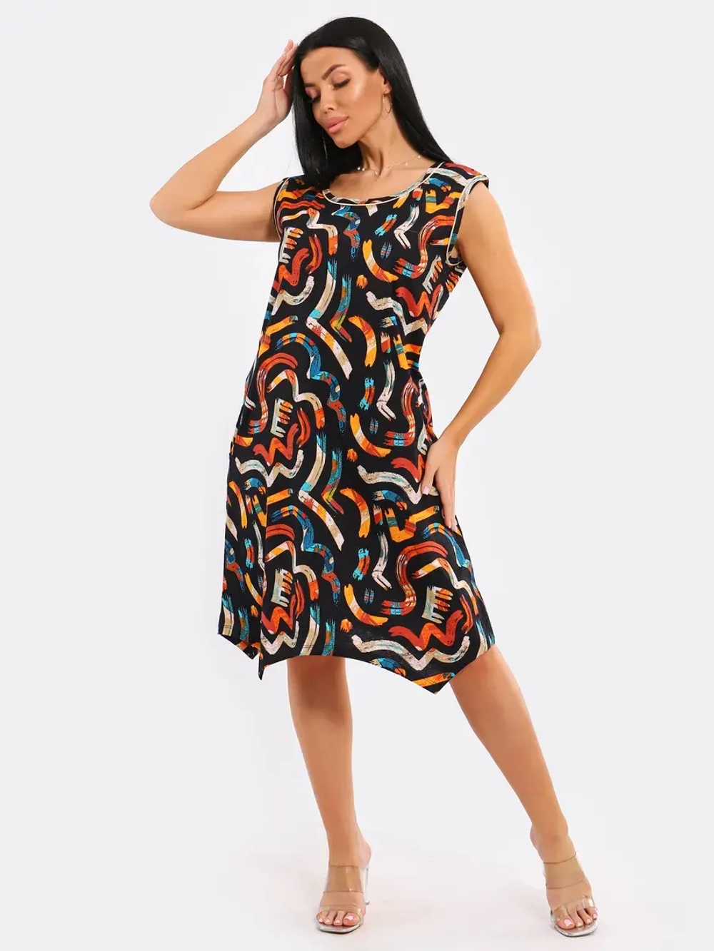 Платье хлопок большие размеры