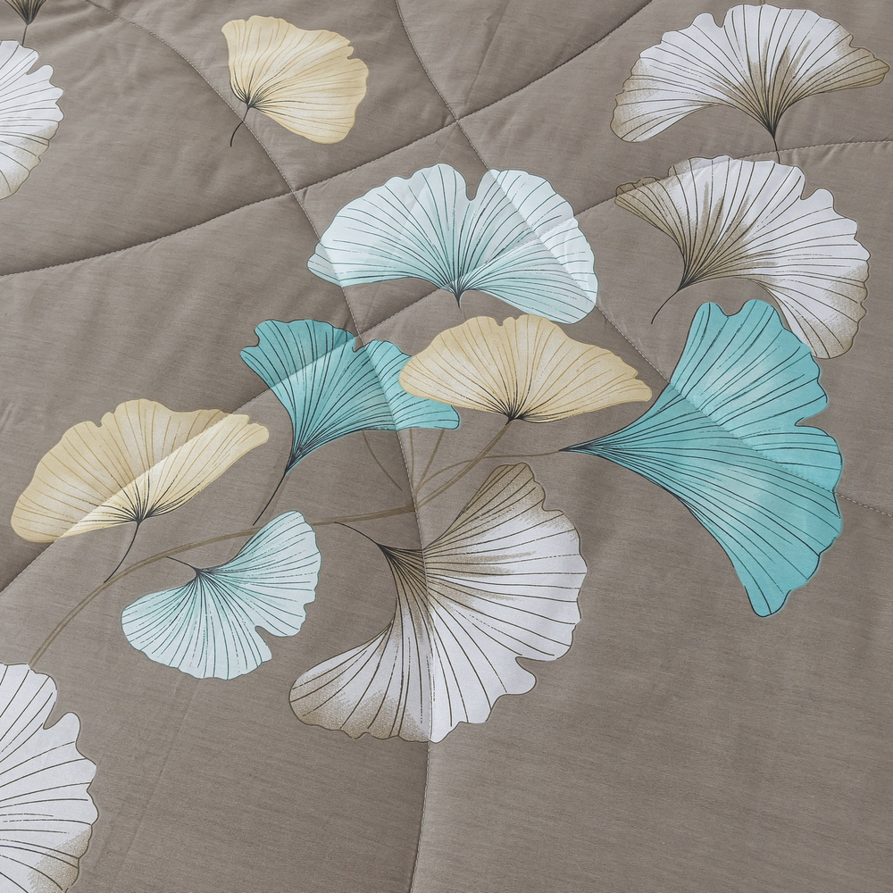 Комплект постельного белья Сатин с Одеялом 100% хлопок на резинке OBR146