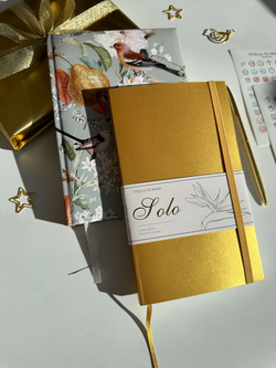 Блокнот Stella Solo Pure Gold - в линию