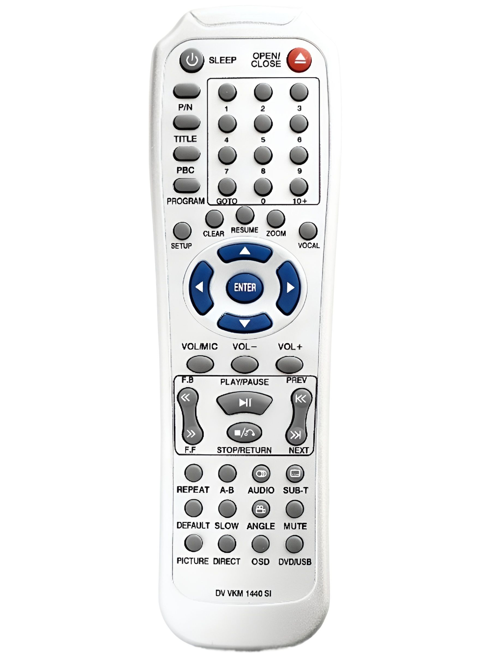 Пульт DV VKM 1440SI для DVD-плеера ELENBERG, AKAI др,