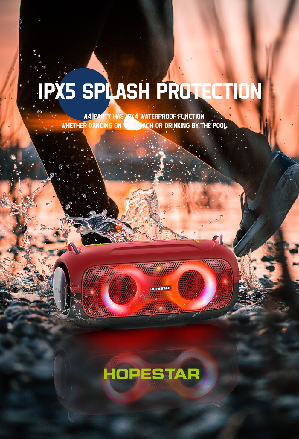 Беспроводная колонка Hopestar A41 Party Bass Boost