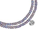 Чокер из стекла Фиолетовый ночной неон