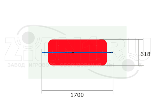 Скамейка детская «Скорая помощь У1»