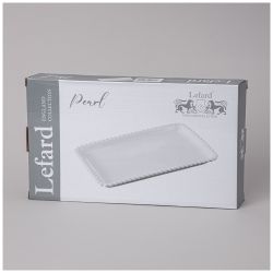 БЛЮДО LEFARD "PEARL" ПРЯМОУГ. 30*17,5*2,5 СМ (КОР=24ШТ.)